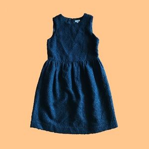 Steven Alan black tank wool dress